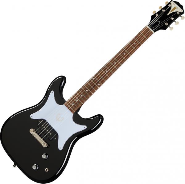 Epiphone Coronet - ebony Retro rock electric guitar Epiphone Coronet - ebony Retro rock electric guitar