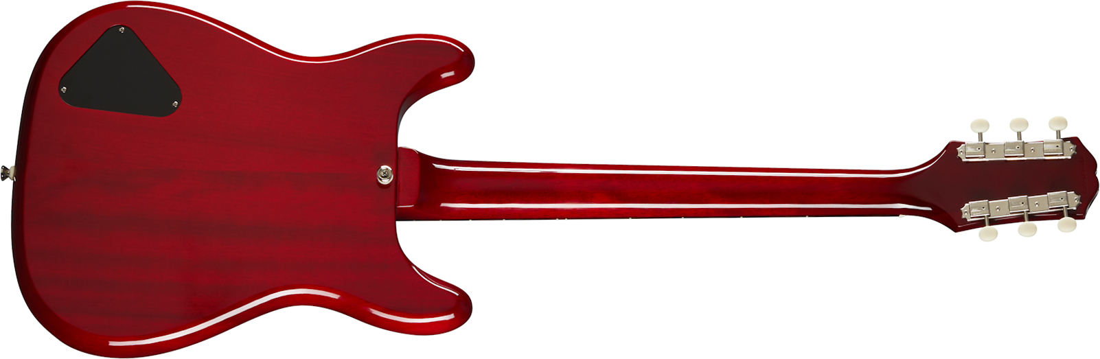 Epiphone Coronet S P90 Ht Lau - Cherry - Guitare Électrique RÉtro Rock - Variation 1