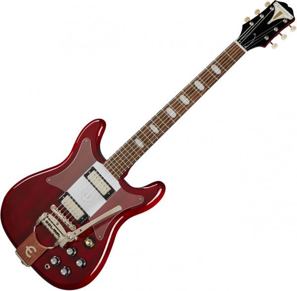 Guitare électrique solid body Epiphone Crestwood Custom - Cherry