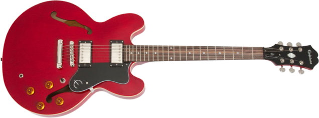 Epiphone Dot Ch - Cherry - Guitare Électrique 1/2 Caisse - Main picture