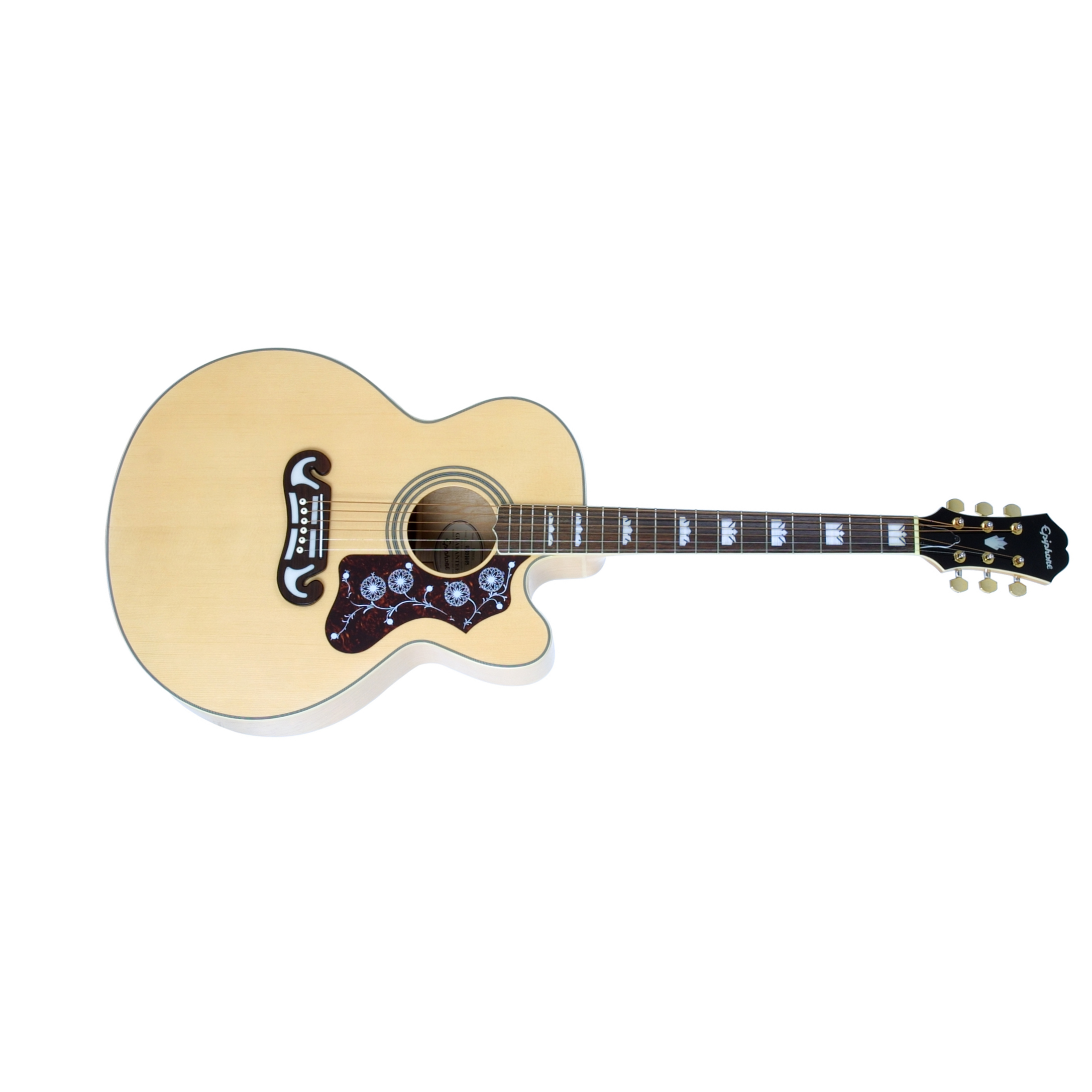 Epiphone Ej-200sce Jumbo Cw Gh - Natural - Guitare Acoustique - Main picture