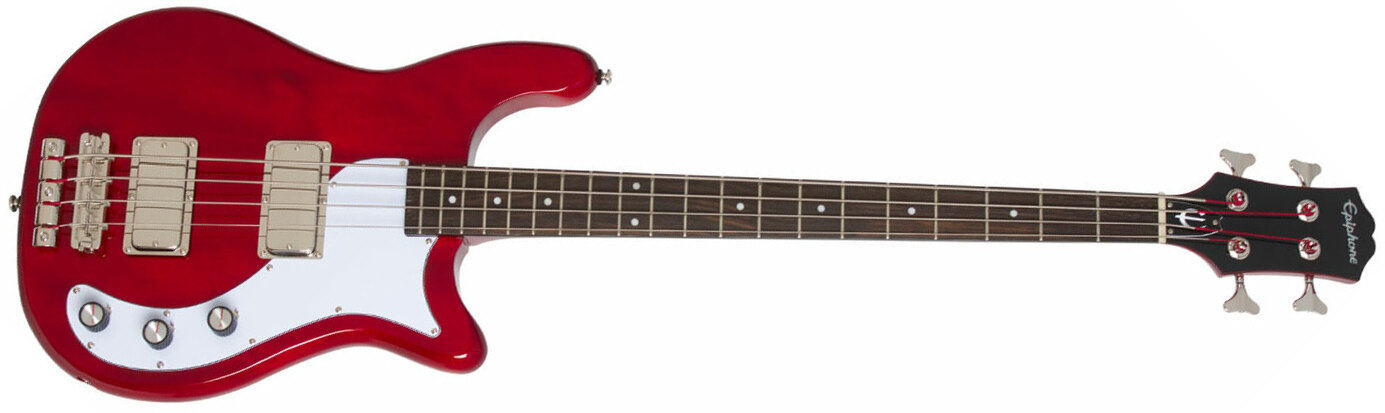 Epiphone Embassy Pro Bass Rw - Dark Cherry - Basse Électrique Solid Body - Main picture