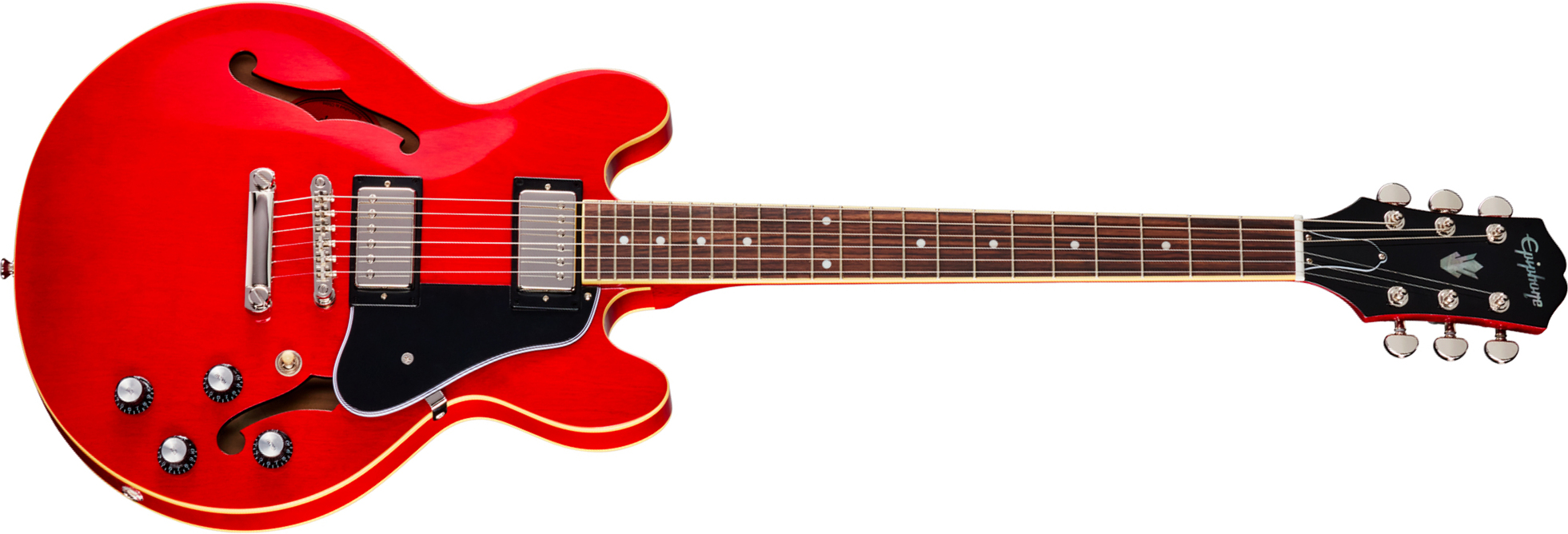 Epiphone Es339 Ibg 2h Ht Rw - Cherry - Guitare Électrique 1/2 Caisse - Main picture