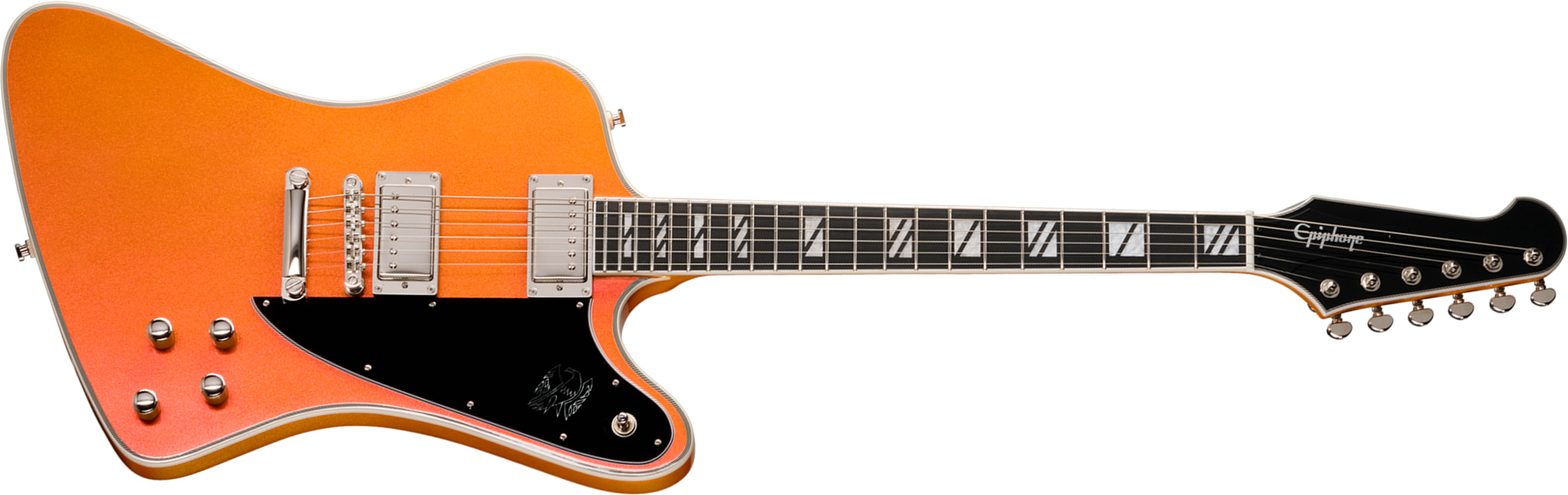 Epiphone Firebird Custom Futura Ibg 2h Ht Eb - Firestorm Shift - Guitare Électrique MÉtal - Main picture