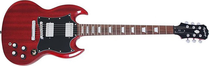 Epiphone G-400 Pro 1966 Ltd Ch - Cherry - Guitare Électrique Double Cut - Main picture