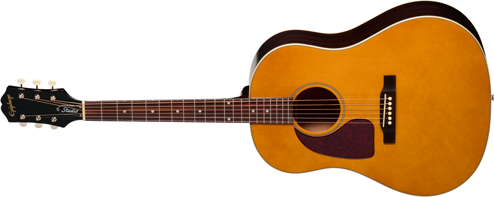 Epiphone J45 Studio Lh Gaucher Ibg Dreadnought Epicea Acajou Rw - Natural - Guitare Folk - Main picture