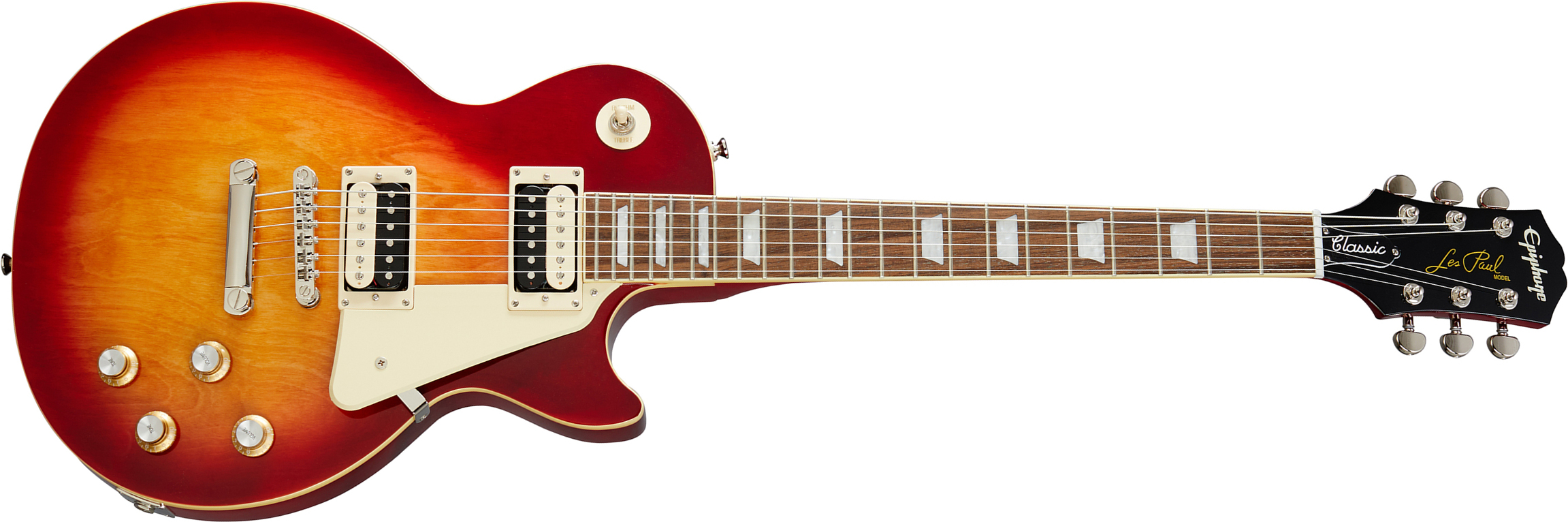 Epiphone Les Paul Classic Modern 2020 2h Ht Lau - Heritage Cherry Sunburst - Guitare Électrique Single Cut - Main picture