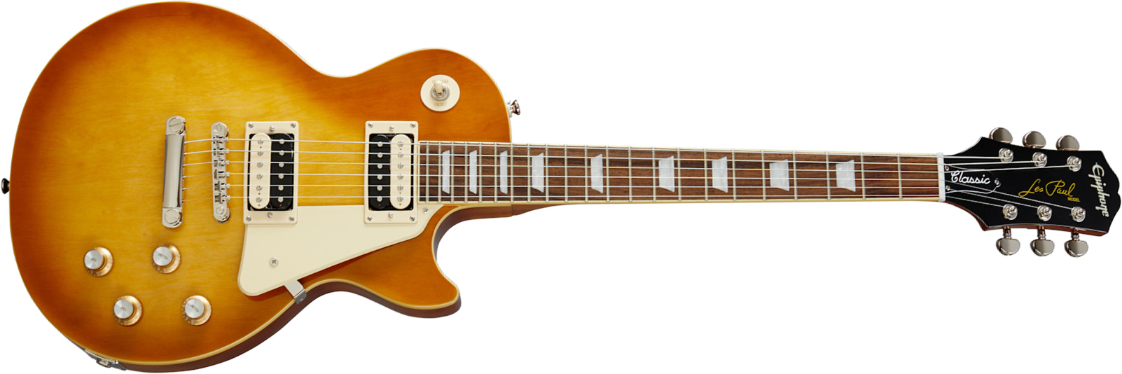 Epiphone Les Paul Classic Modern 2020 2h Ht Lau - Honey Burst - Guitare Électrique Single Cut - Main picture