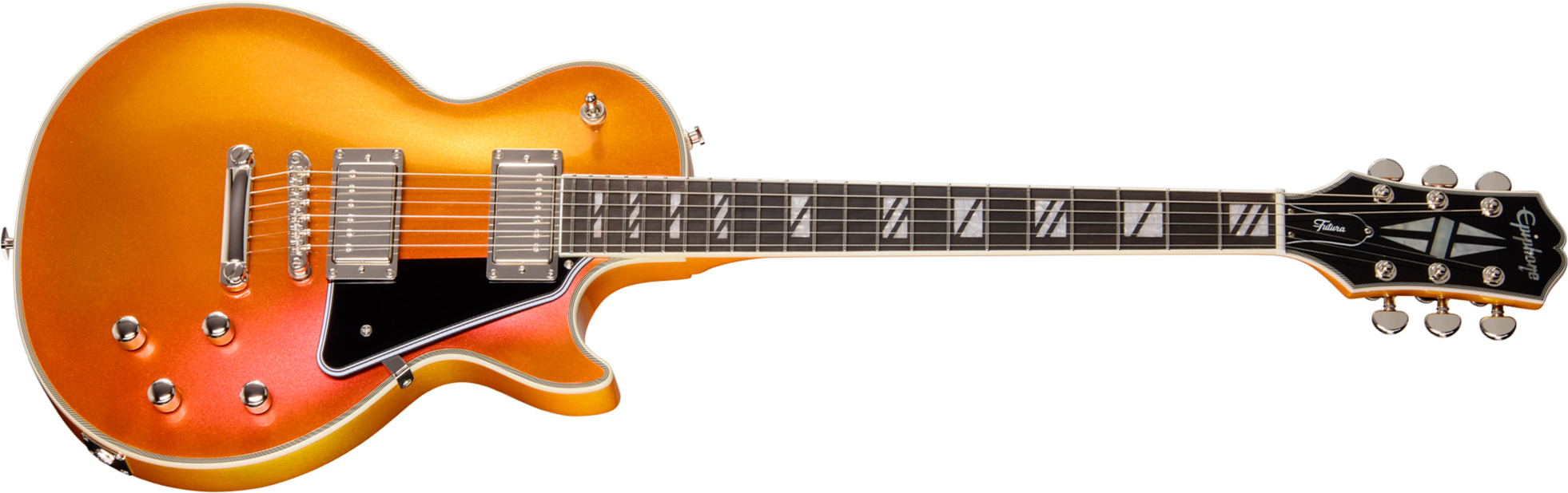 Epiphone Les Paul Custom Futura Ibg 2h Ht Eb - Firestorm Shift - Guitare Électrique Single Cut - Main picture