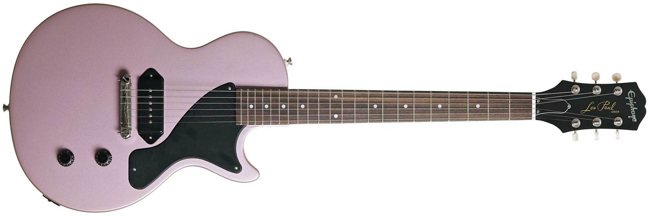 Epiphone Les Paul Junior 1s P90 Ht Lau - Heather Poly - Guitare Électrique Single Cut - Main picture