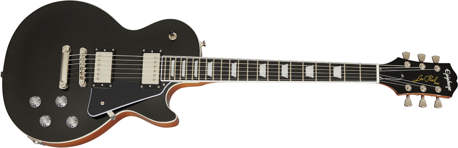 Epiphone Les Paul Modern 2h Ht Eb - Graphite Black - Guitare Électrique Single Cut - Main picture