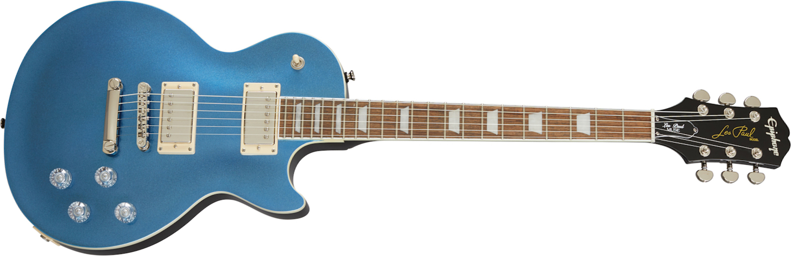 Epiphone Les Paul Muse Modern 2h Ht Lau - Radio Blue Metallic - Guitare Électrique Single Cut - Main picture