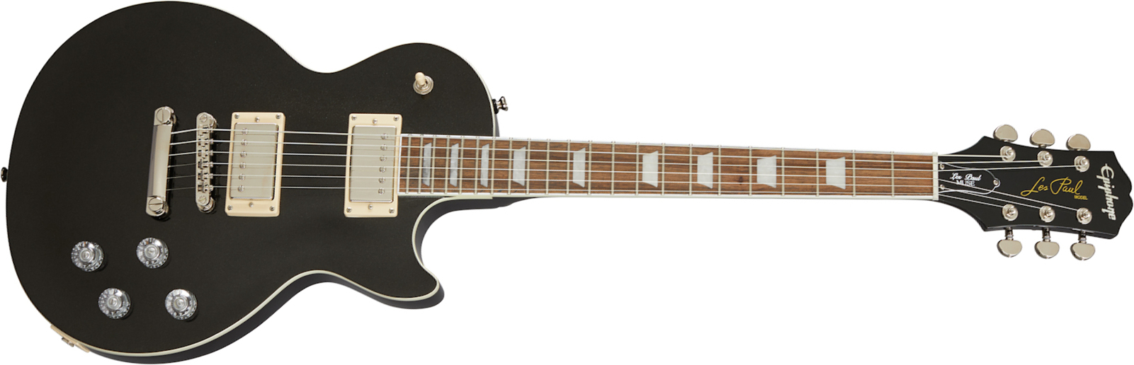 Epiphone Les Paul Muse Modern 2h Ht Lau - Jet Black Metallic - Guitare Électrique Single Cut - Main picture