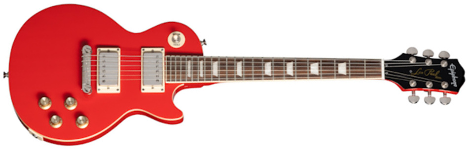 Epiphone Les Paul Power Players 2h Ht Lau - Lava Red - Guitare Électrique Enfant - Main picture