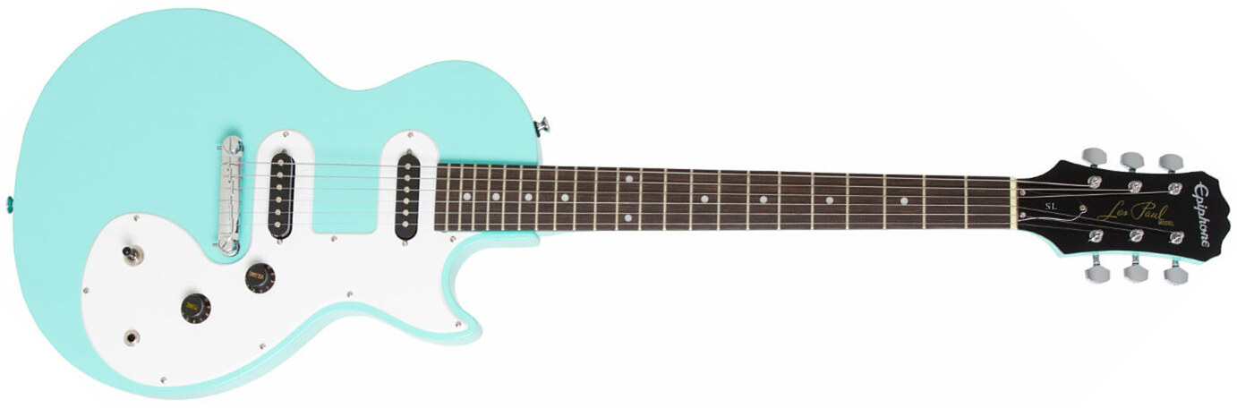 Epiphone Les Paul Sl 2s  Ht - Turquoise - Guitare Électrique Single Cut - Main picture