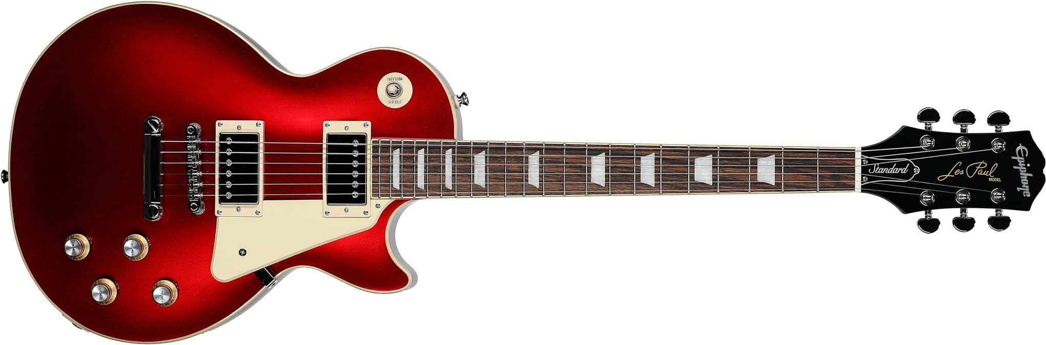 Epiphone Les Paul Standard 60s Ltd I.b.g Original 2h Ht Lau - Candy Red - Guitare Électrique Single Cut - Main picture