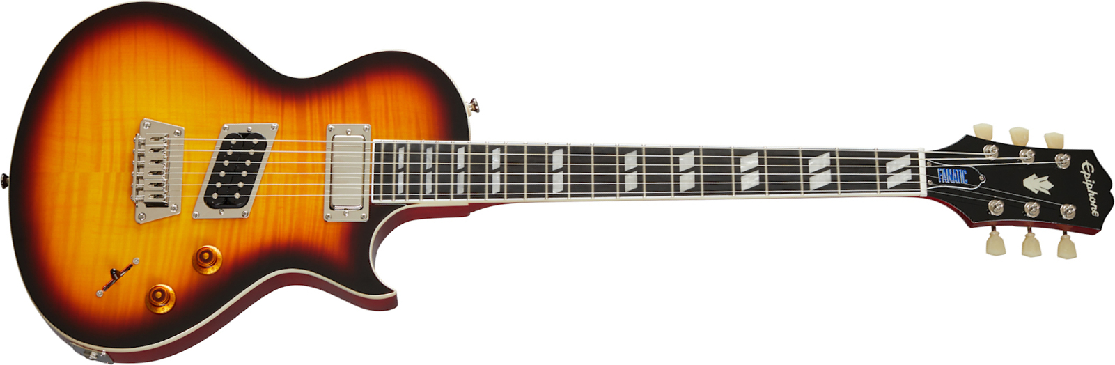 Epiphone Nancy Wilson Fanatic Signature Hmh Ht Eb - Fireburst - Guitare Électrique Single Cut - Main picture