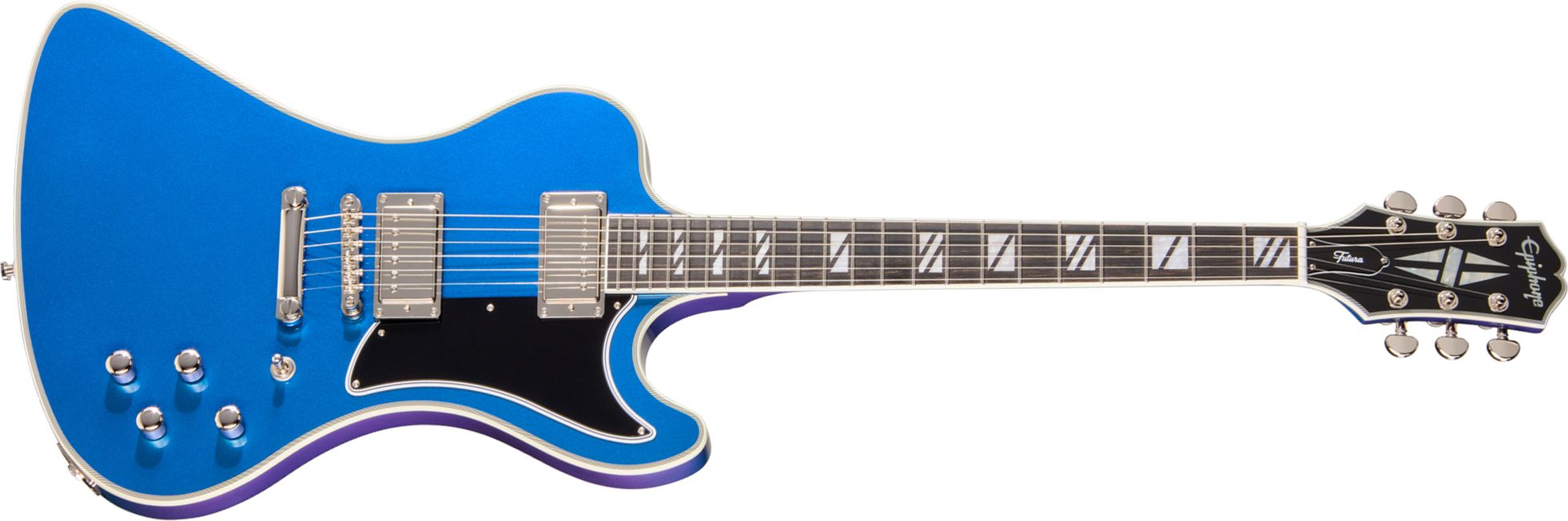 Epiphone Rd Custom Futura Ibg 2h Ht Eb - Twilight Shift - Guitare Électrique RÉtro Rock - Main picture