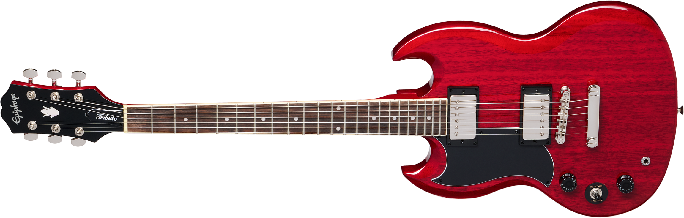 Epiphone Sg Tribute Lh Inspired By / Modern Gaucher 2h Ht Lau - Cherry - Guitare Électrique Double Cut - Main picture