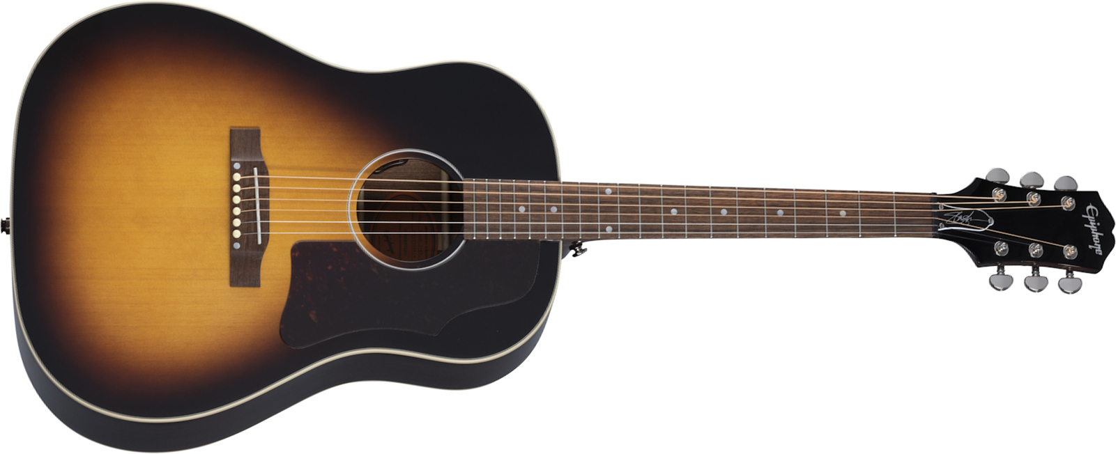 Epiphone Slash J-45 Signature Dreadnought Epicea Acajou Lau +etui - November Burst - Guitare Electro Acoustique - Main picture