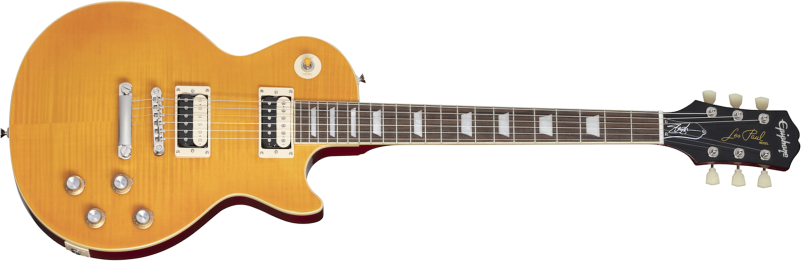 Epiphone Slash Les Paul Standard Signature 2h Ht Lau +etui - Appetite Burst - Guitare Électrique Single Cut - Main picture