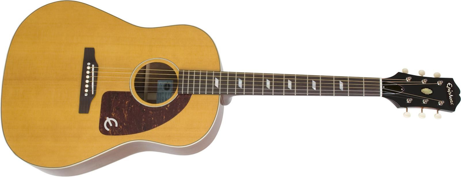 Epiphone Texan Usa Dreadnought Epicea Acajou Rw - Antique Natural - Guitare Electro Acoustique - Main picture