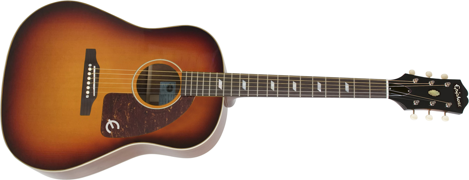 Epiphone Texan Usa Dreadnought Epicea Acajou Rw - Vintage Sunburst - Guitare Electro Acoustique - Main picture