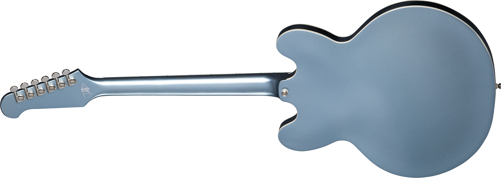 Epiphone Dave Grohl Dg-335 Signature 2h Ht Lau - Pelham Blue - Guitare Électrique 1/2 Caisse - Variation 1