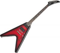 Dave Mustaine Flying V Prophecy - aged dark red burst