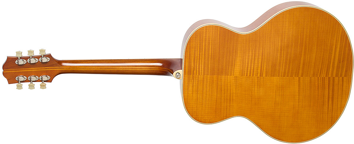 Epiphone De Luxe Classic Masterbilt Century Archtop Epicea Erable 2016 - Vintage Natural - Guitare Electro Acoustique - Variation 2