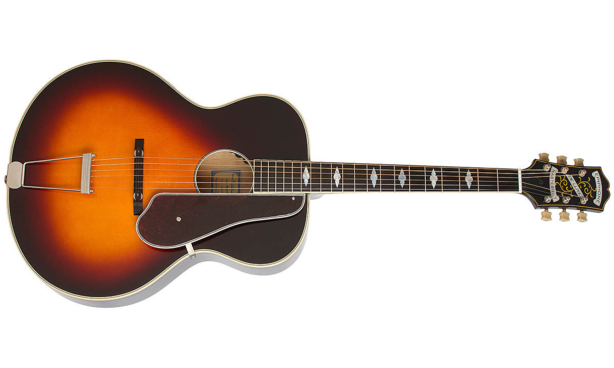 Epiphone De Luxe Masterbilt Century Archtop Epicea Erable Eb 2016 - Vintage Sunburst - Guitare Electro Acoustique - Variation 1