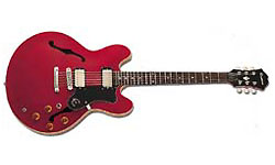 Epiphone Dot Ch - Cherry - Guitare Électrique 1/2 Caisse - Variation 1