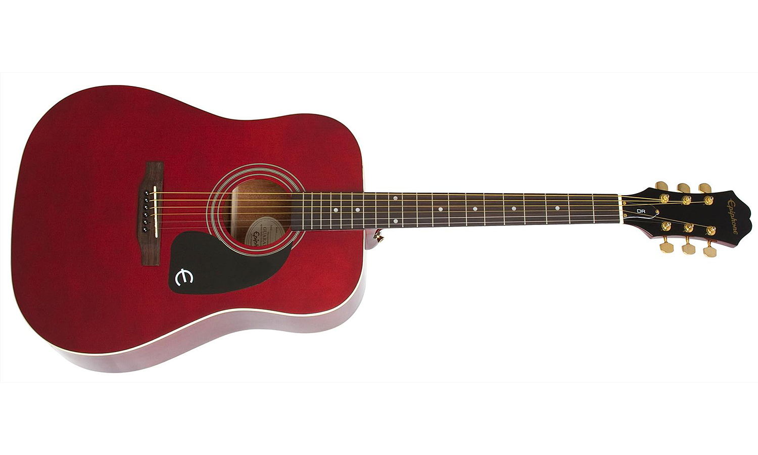 Epiphone Dr-100 Dreadnought Epicea Acajou - Wine Red - Guitare Acoustique - Variation 1