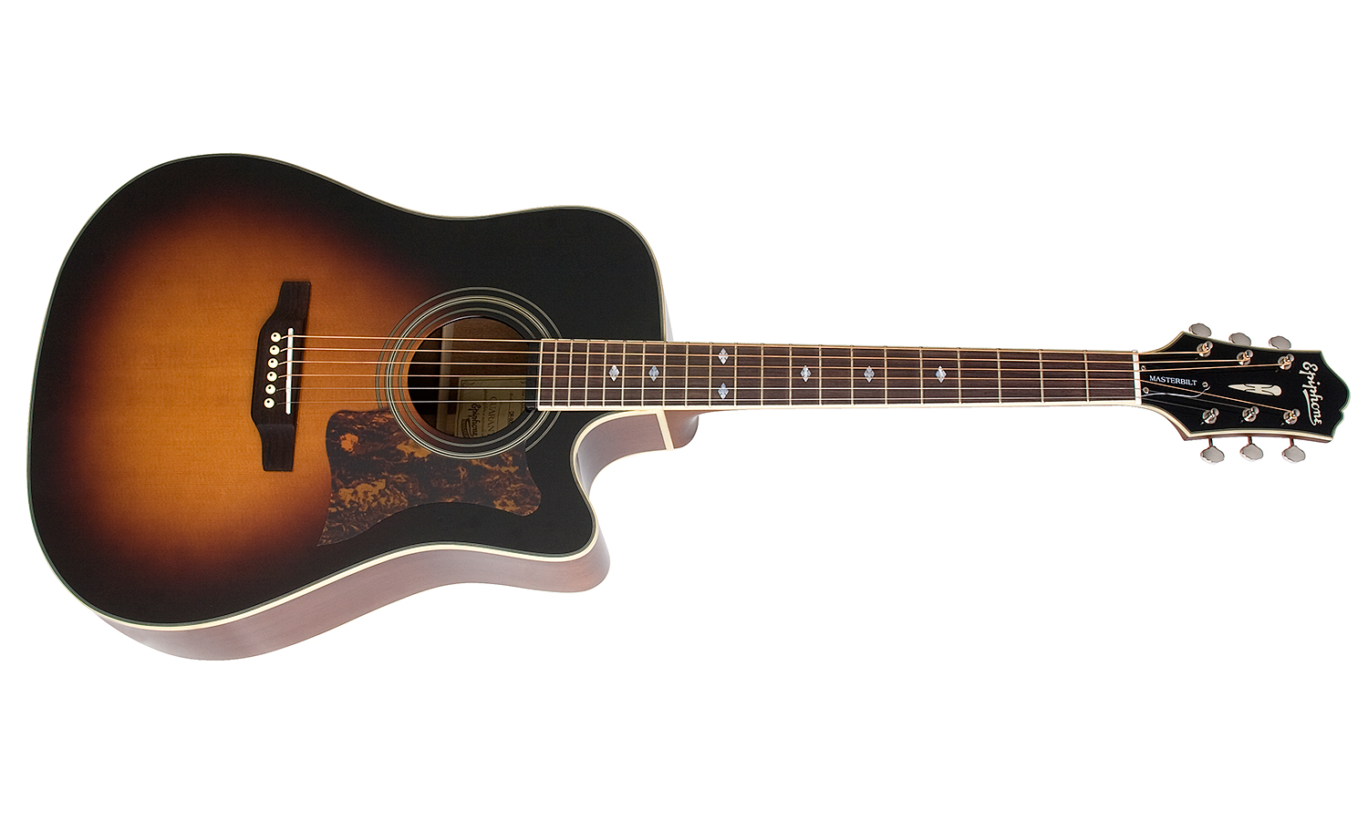 Epiphone Dr-500mce Masterbilt Ch - Vintage Sunburst - Guitare Acoustique - Variation 1