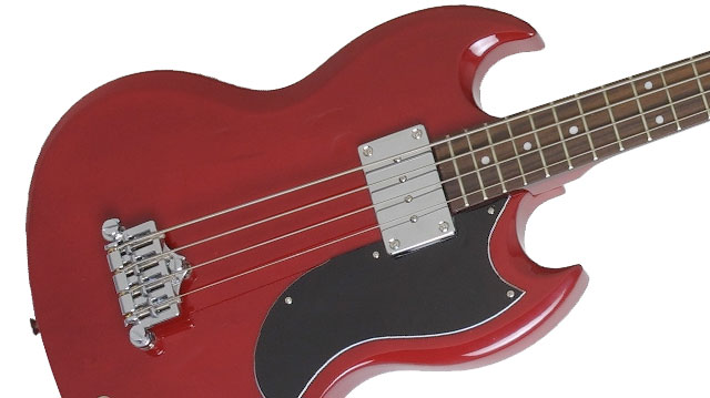 Epiphone Eb-0 Sg Bass Rw - Cherry - Basse Électrique Solid Body - Variation 2