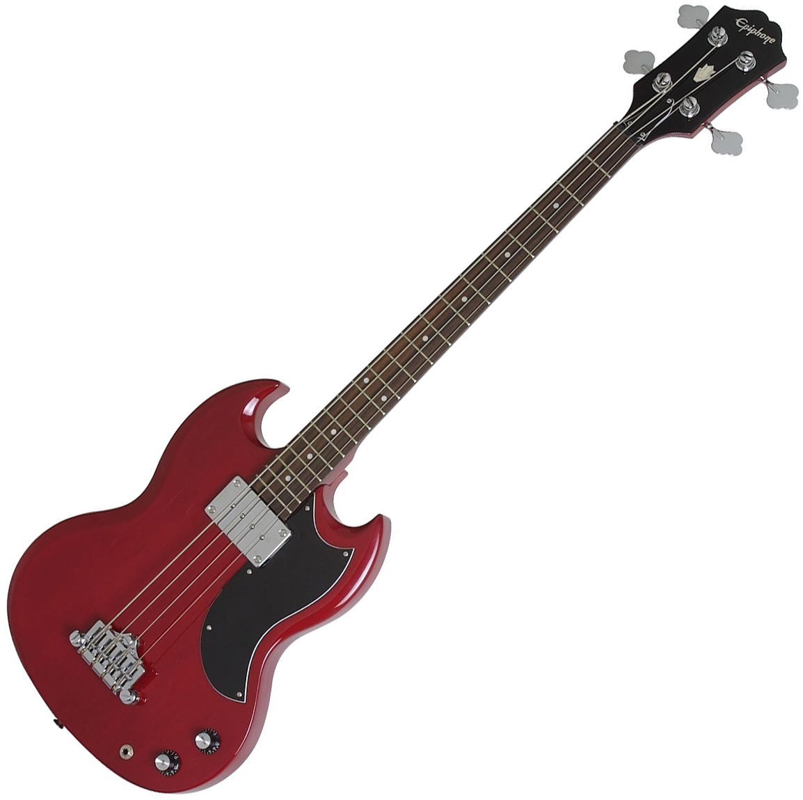 Basse électrique solid body Epiphone EB0 Bass cherry rouge