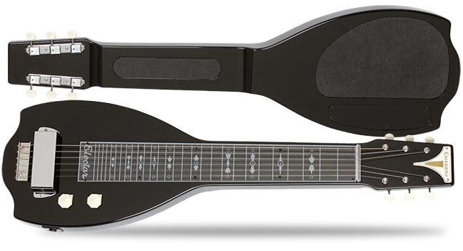 Epiphone Electar Inspired By 1939 Century Lap Steel Outfit - Ebony - Lap Steel - Variation 2