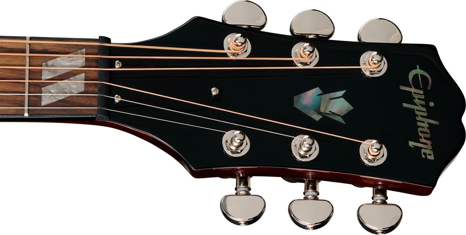Epiphone Eric Church Hummingbird Dark Signature Dreadnought Shsc Epicea Acajou Rw - Cobra Burst - Guitare Folk - Variation 5