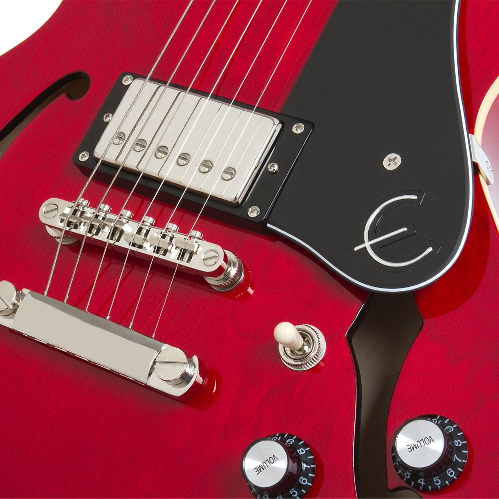 Epiphone Es-339 Inspired By Gibson 2020 2h Ht Rw - Cherry - Guitare Électrique 1/2 Caisse - Variation 1