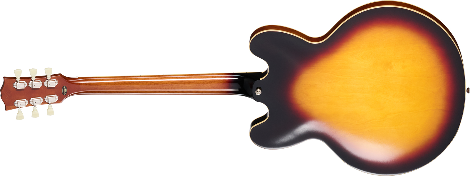 Epiphone Es335 1962 Reissue Ins.by.g.c 2h Gibson Ht Rw - Vintage Burst - Guitare Électrique 1/2 Caisse - Variation 1