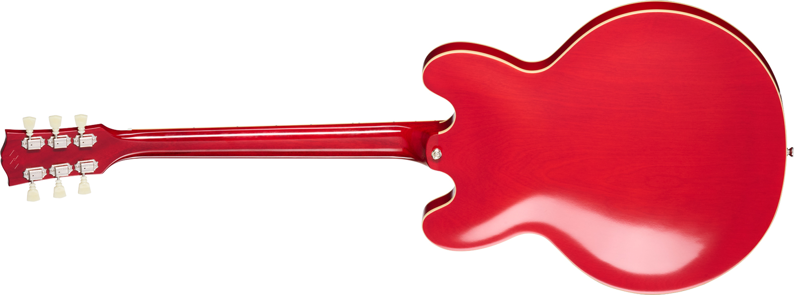 Epiphone Es335 1962 Reissue Lh Ibgc Gaucher 2h Gibson Ht Rw - Sixties Cherry - Guitare Électrique 1/2 Caisse - Variation 1