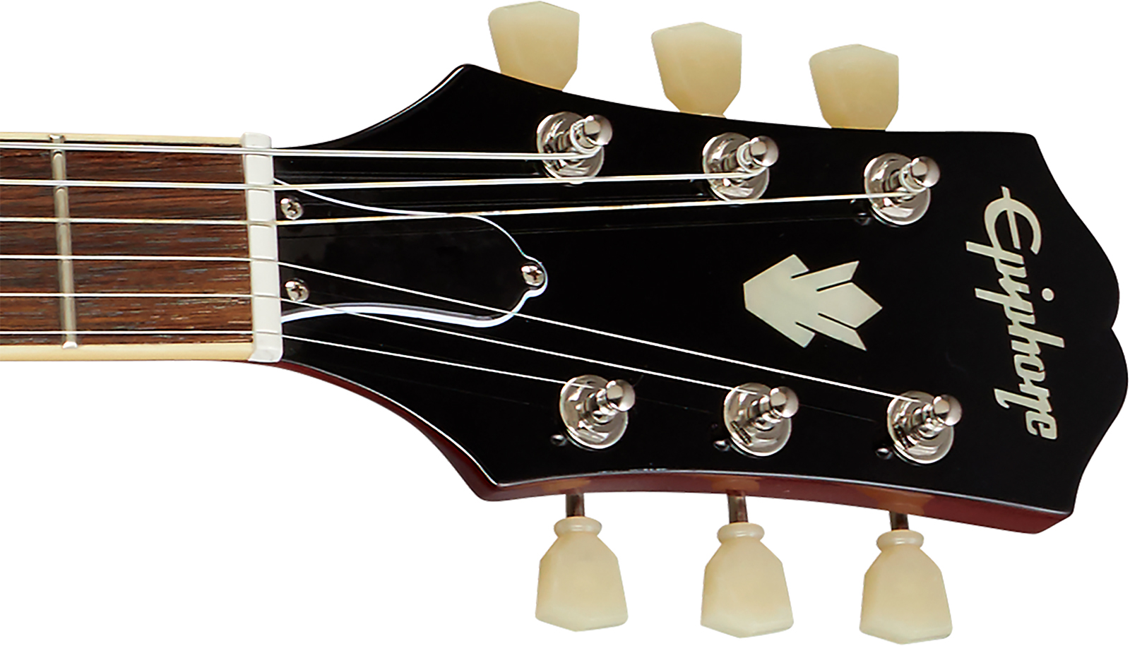 Epiphone Es335 Figured Ibg Original 2h Ht Rw - Raspberry Tea Burst - Guitare Électrique 1/2 Caisse - Variation 4