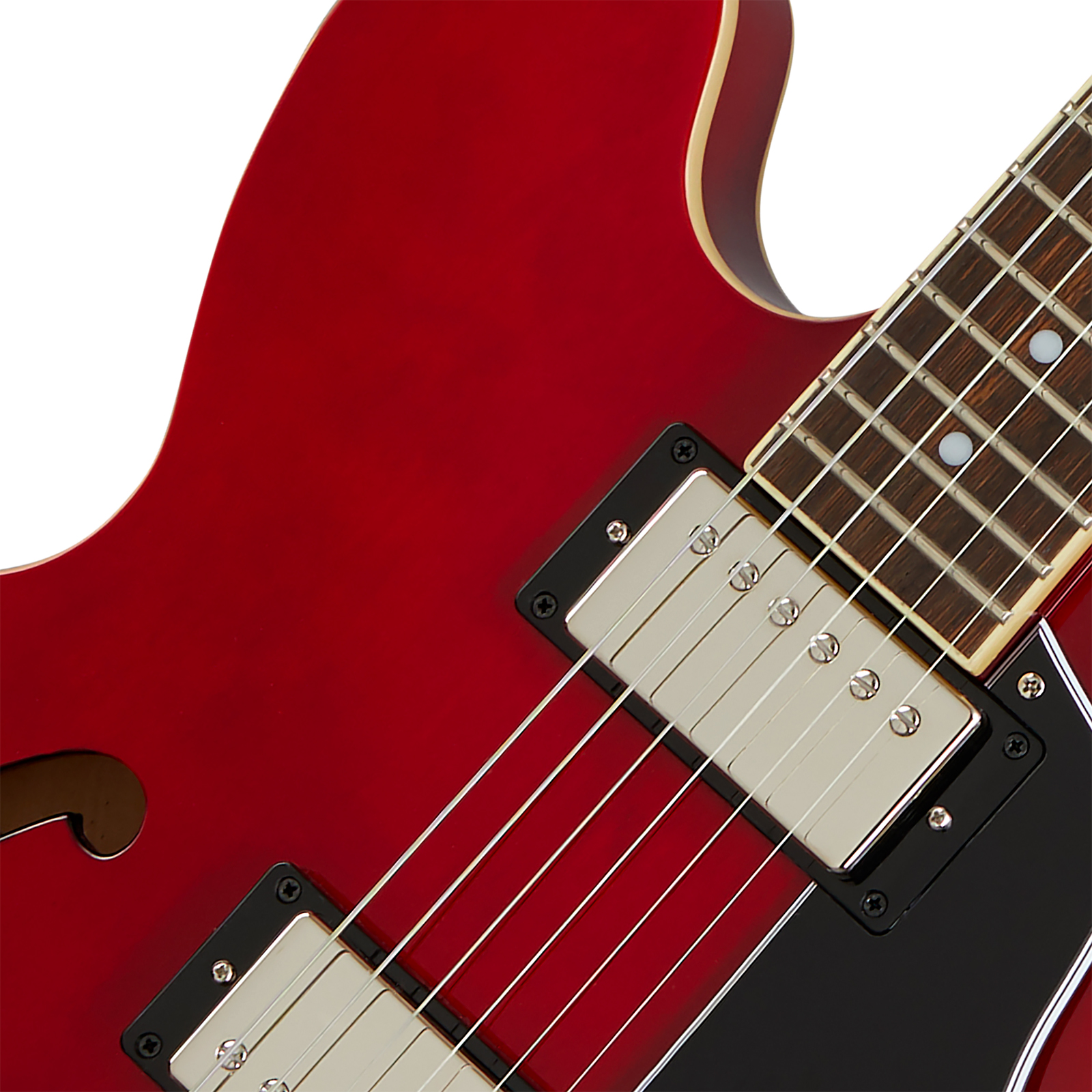 Epiphone Es335 Ibg 2h Ht Rw - Cherry - Guitare Électrique 1/2 Caisse - Variation 2