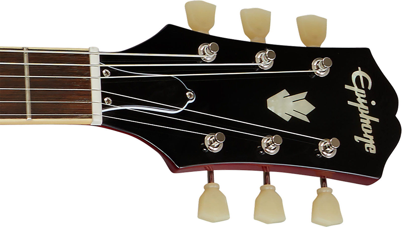Epiphone Es335 Ibg 2h Ht Rw - Cherry - Guitare Électrique 1/2 Caisse - Variation 4