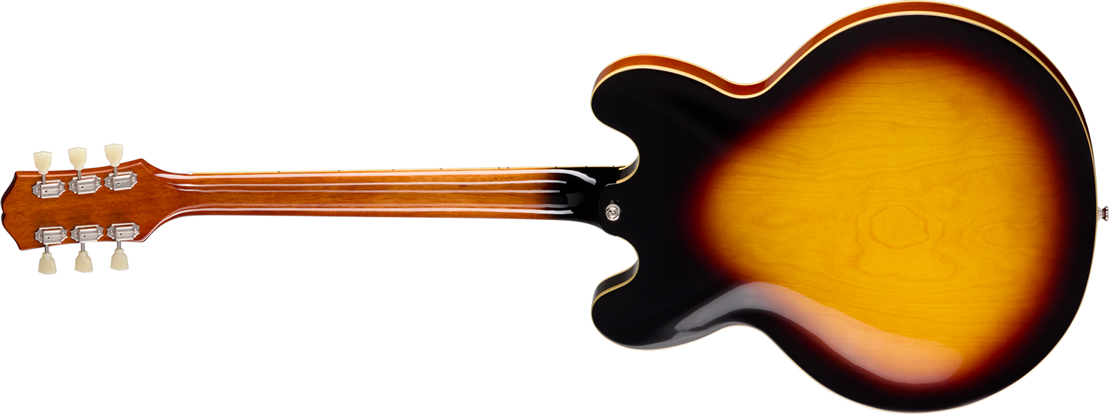 Epiphone Es335 Ibg Original 2h Ht Rw - Vintage Sunburst - Guitare Électrique 1/2 Caisse - Variation 1