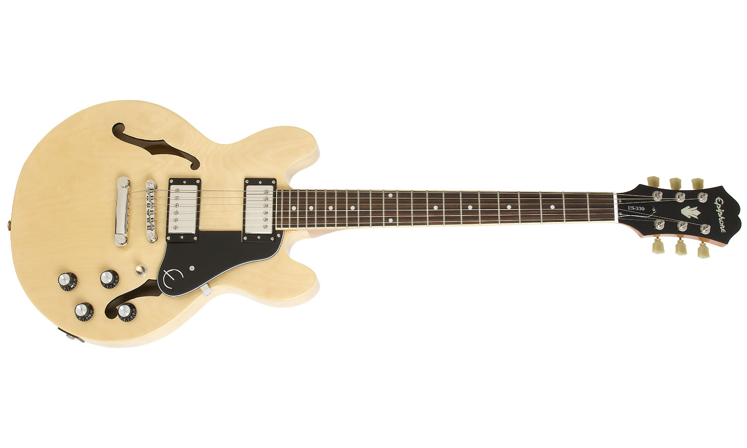 Epiphone Es-339 Pro Ch - Natural - Guitare Électrique 1/2 Caisse - Variation 1