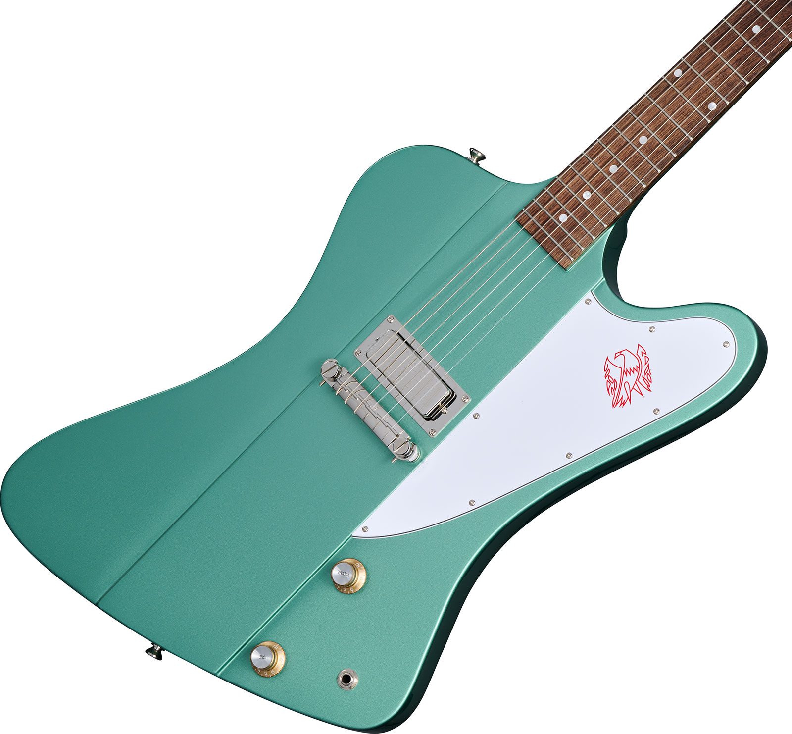 Epiphone Firebird I 1963 Inspired By Gibson Custom 1mh Ht Lau - Inverness Green - Guitare Électrique RÉtro Rock - Variation 3