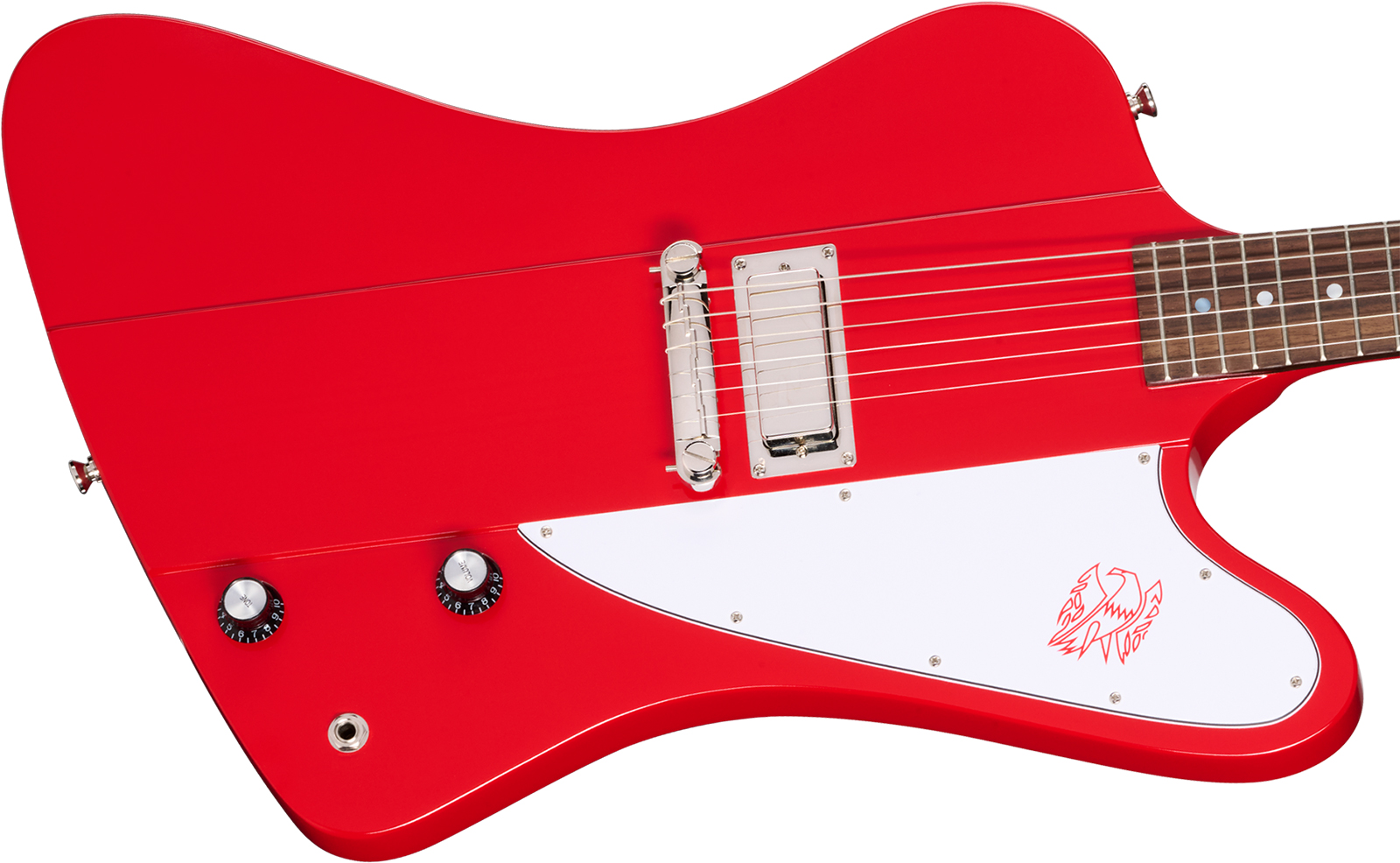 Epiphone Firebird I 1963 Reissue Ins.by.g.c 1mh Gibson Trem Rw - Cardinal Red - Guitare Électrique RÉtro Rock - Variation 2