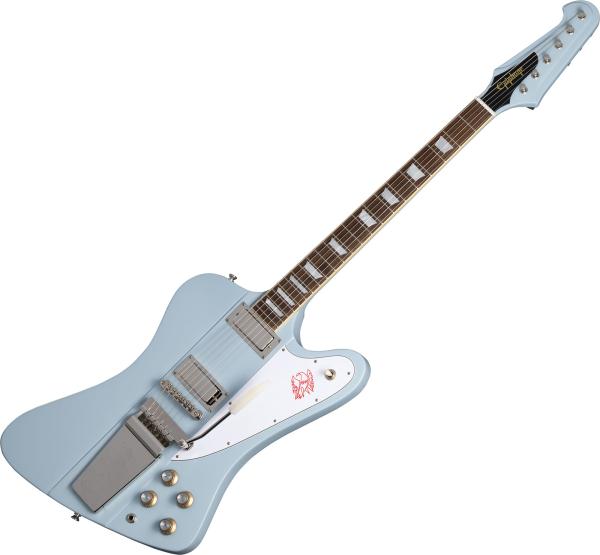 Epiphone 1963 Firebird V With Mastro Vibrola - frost blue