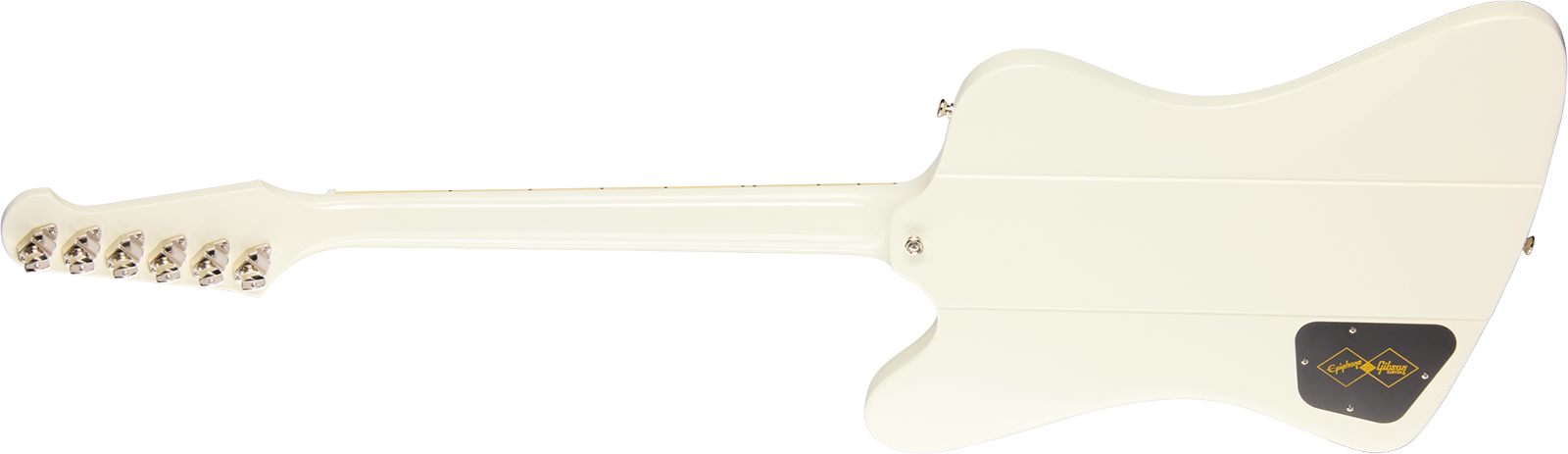 Epiphone Firebird V 1963 Maestro Vibrola Reissue Ins.by.g.c 2mh Gibson Trem Rw - Polaris White - Guitare Électrique RÉtro Rock - Variation 1